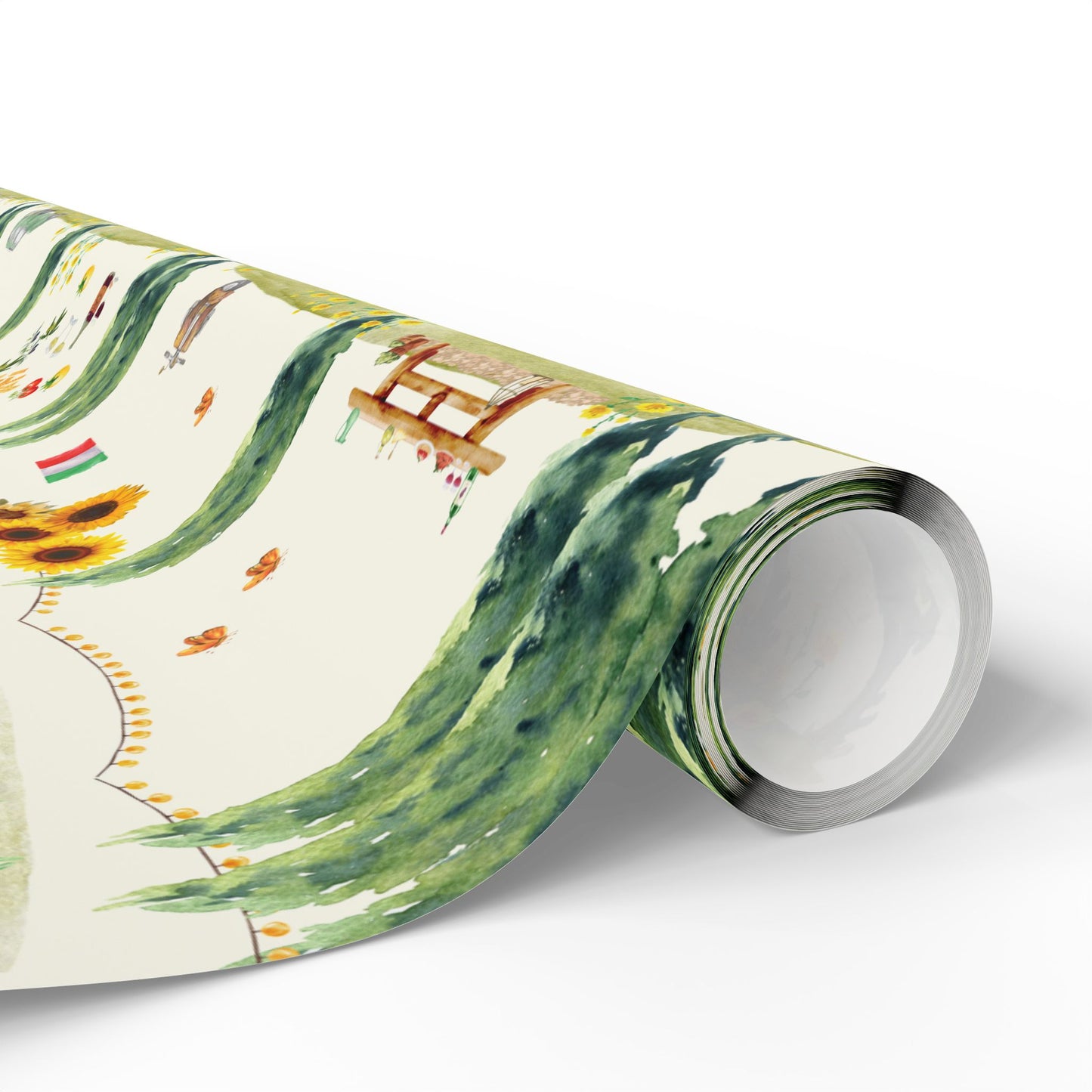 Tuscan Italy Summer Wrapping Paper Gift Wrap