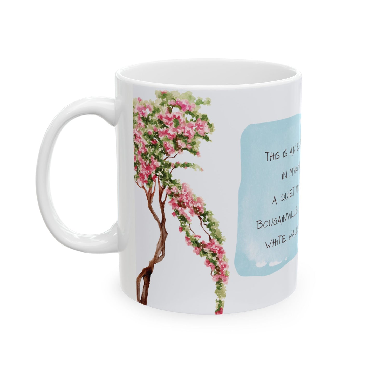 This Is An Espresso In Mykonos- Travel Vignette Coffee Mug