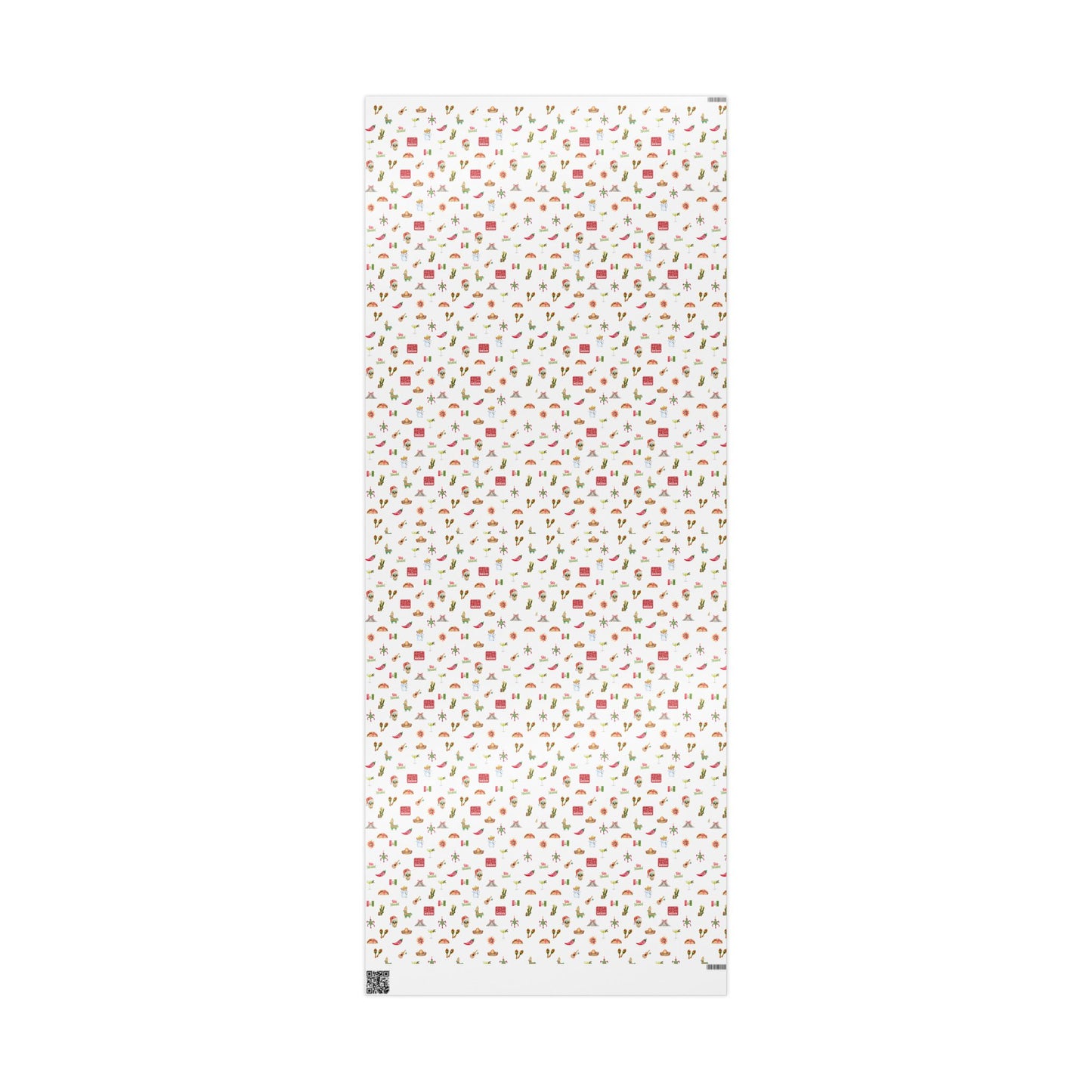 Mexico Themed Christmas Festive Whimsical Wrapping Paper For Holiday, Christmas Gifts