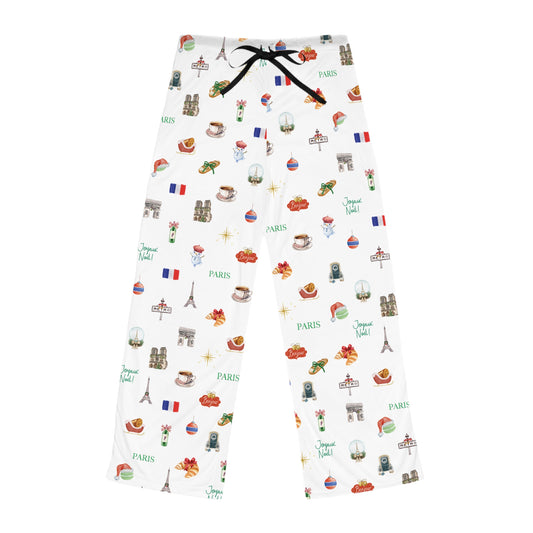 Paris Inspired Holiday Pajama Pants