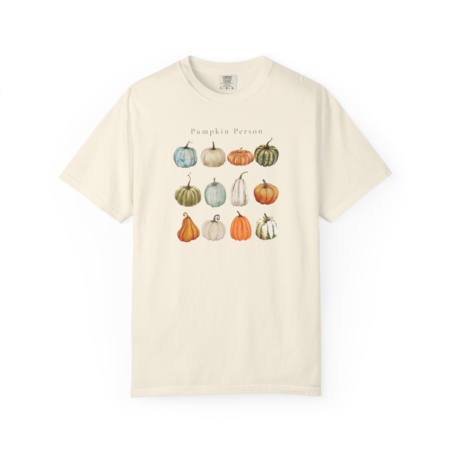 Pumpkin Person-Fall & Autumn-Inspired Pumpkin-Vibes Theme Fall T-Shirt, Graphic Tee
