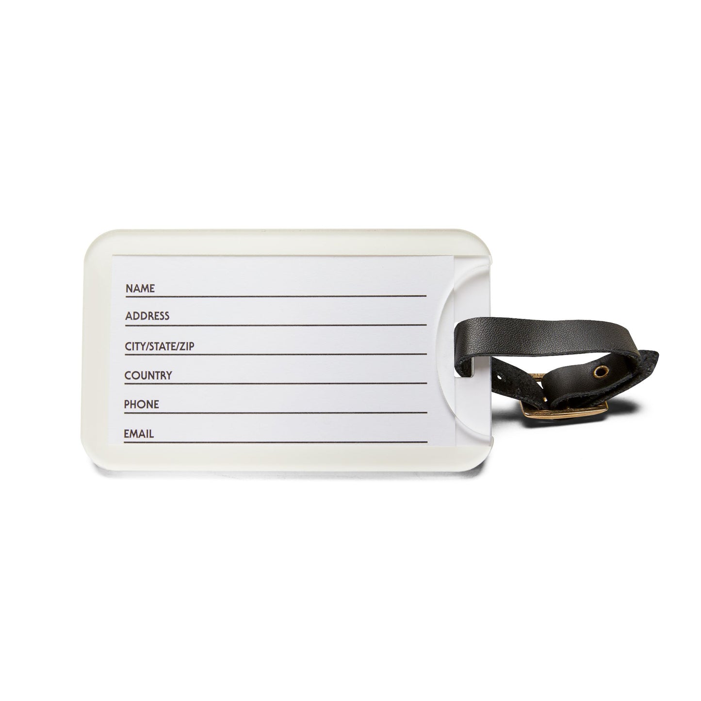 Buen Camino Acrylic Travel Luggage Tag - Camino de Santiago Gift Travel Accessory