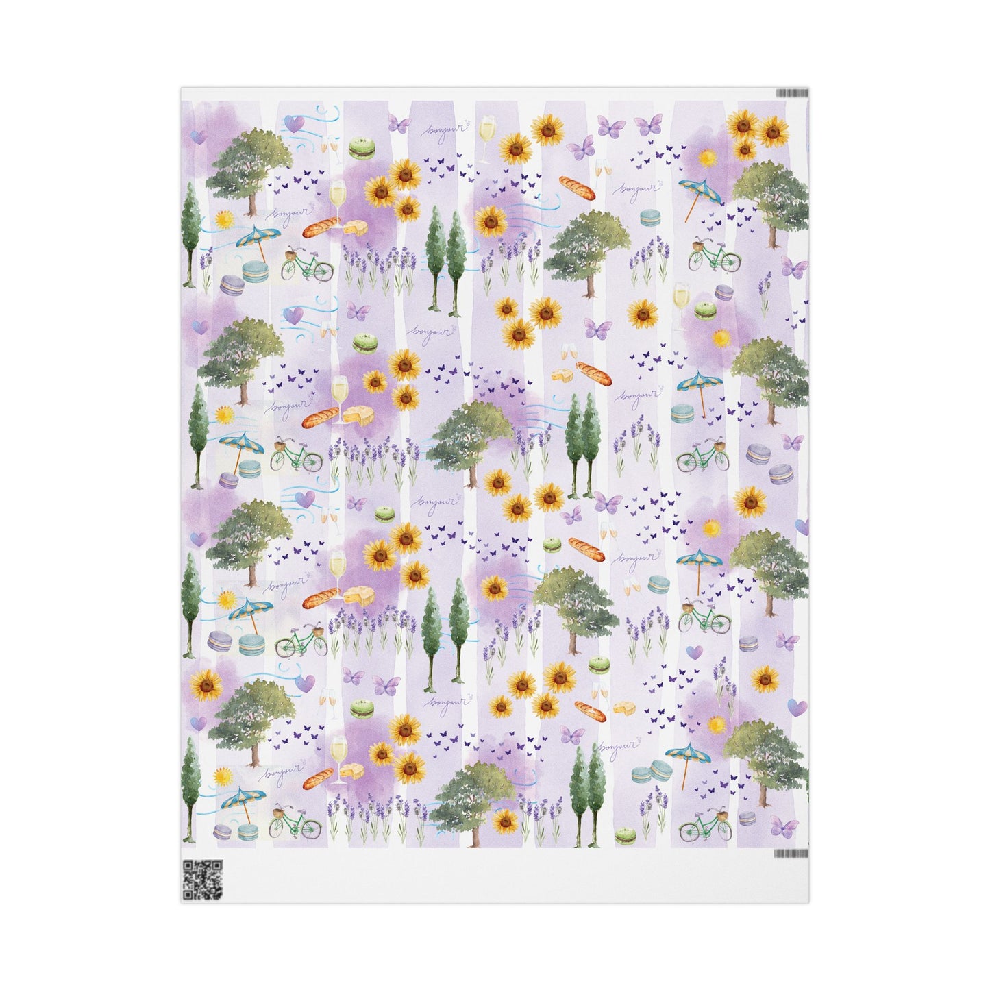 Provence Summer South of France Wrapping Paper Gift Wrap