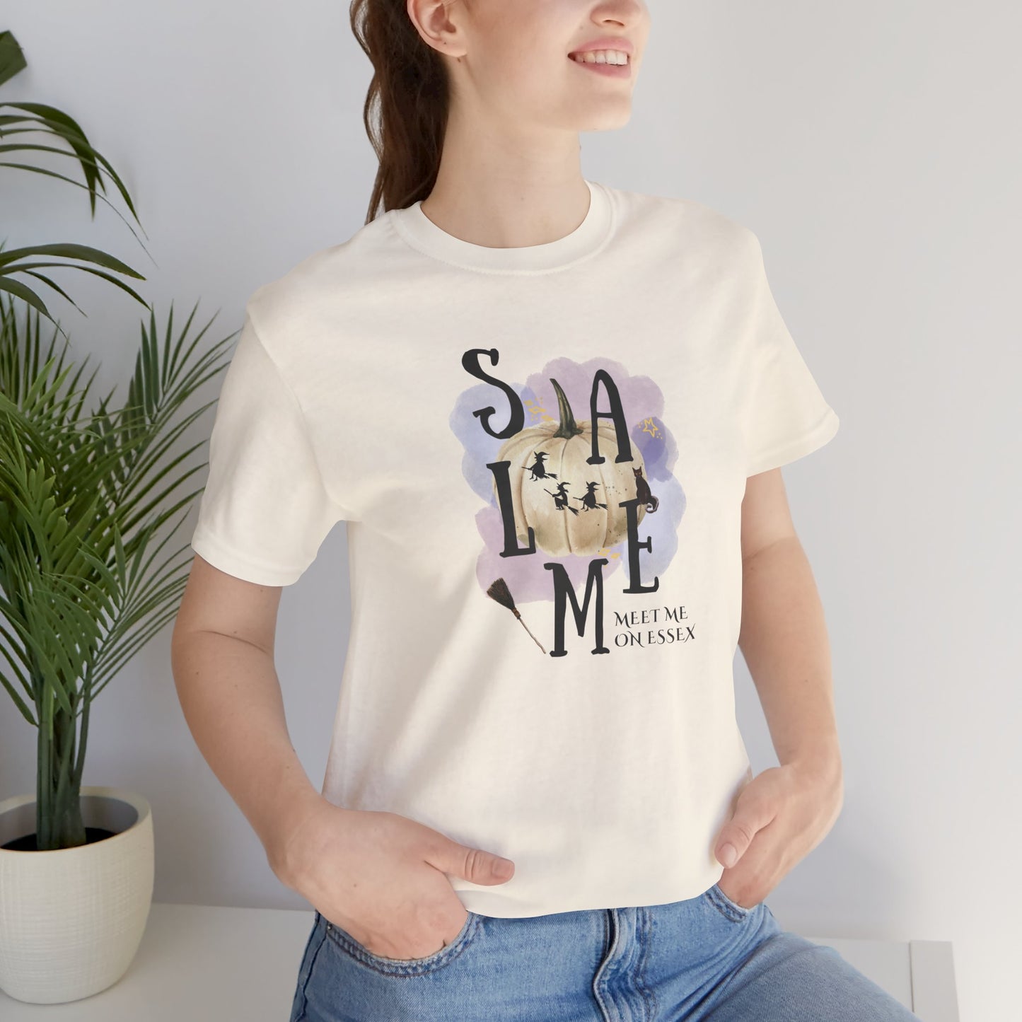 Salem Mass Witch Inspired Tee for Travel, Halloween, Autumn