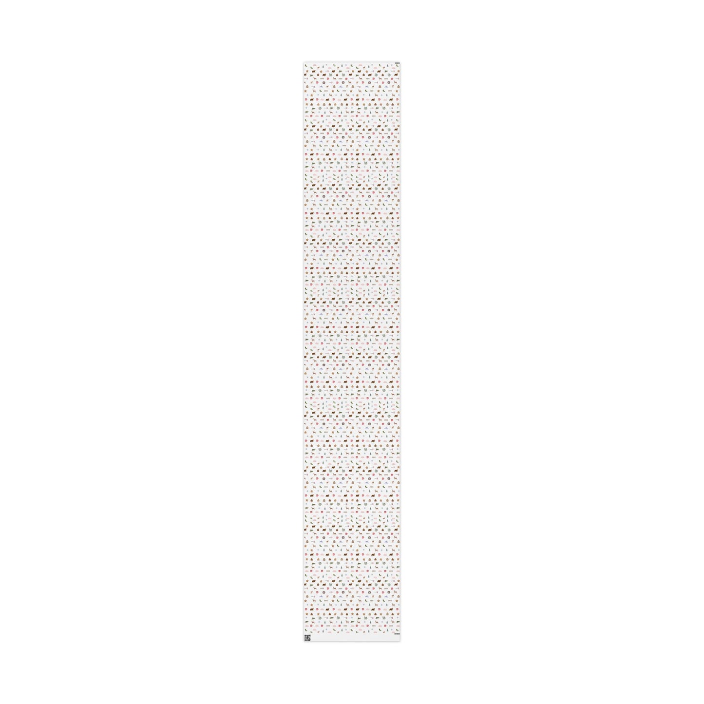 Mountain Themed Green Christmas Festive Whimsical Wrapping Paper For Holiday, Christmas Gifts