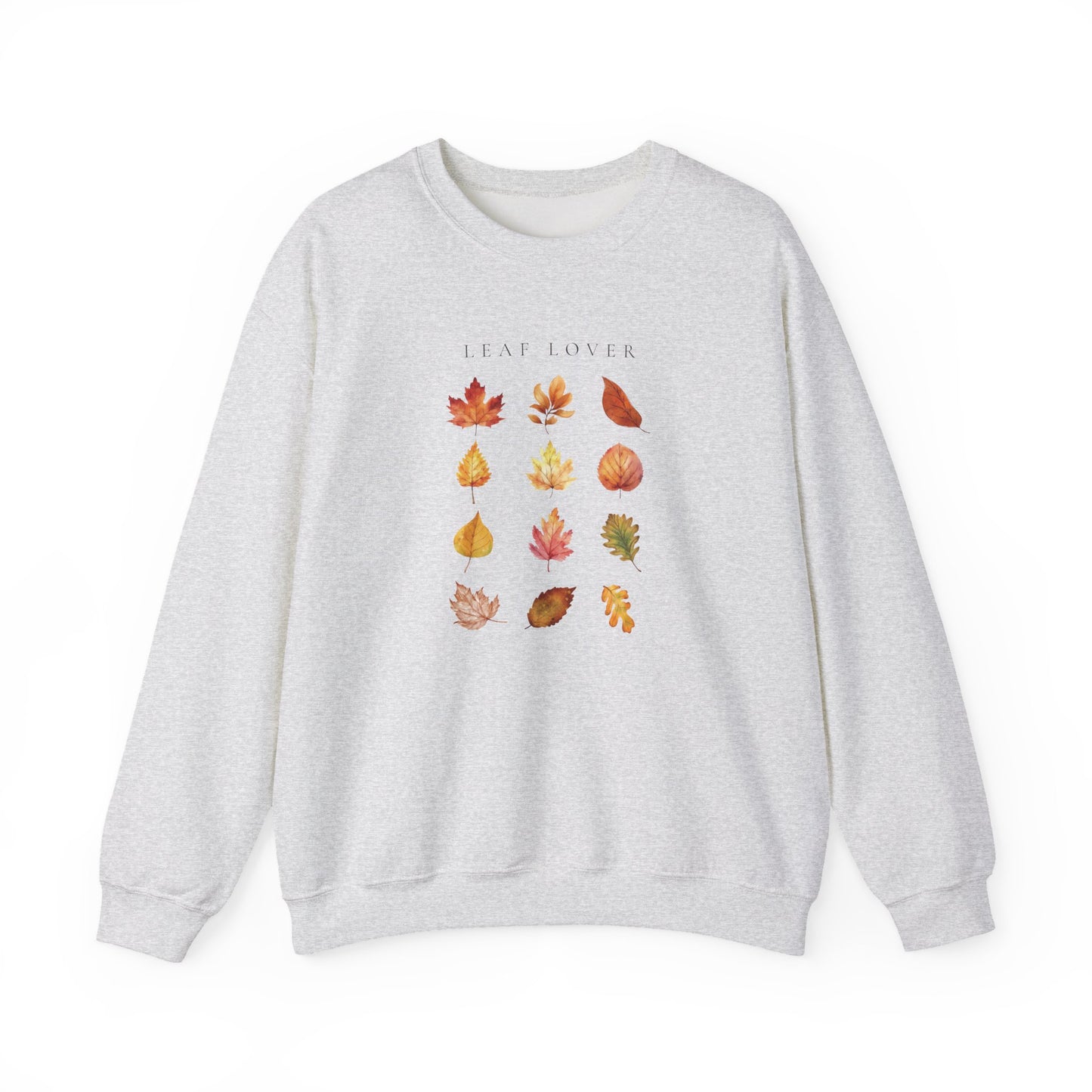 Leaf Lover-Fall & Autumn Vibes  Foliage-Inspired Leaf Peeping Theme Crew Neck Graphic Sweatshirt