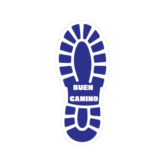 Buen Camino Sticker Footprint - Camino de Santiago- Travel. Accessories, Gift for Travelers Pilgrims