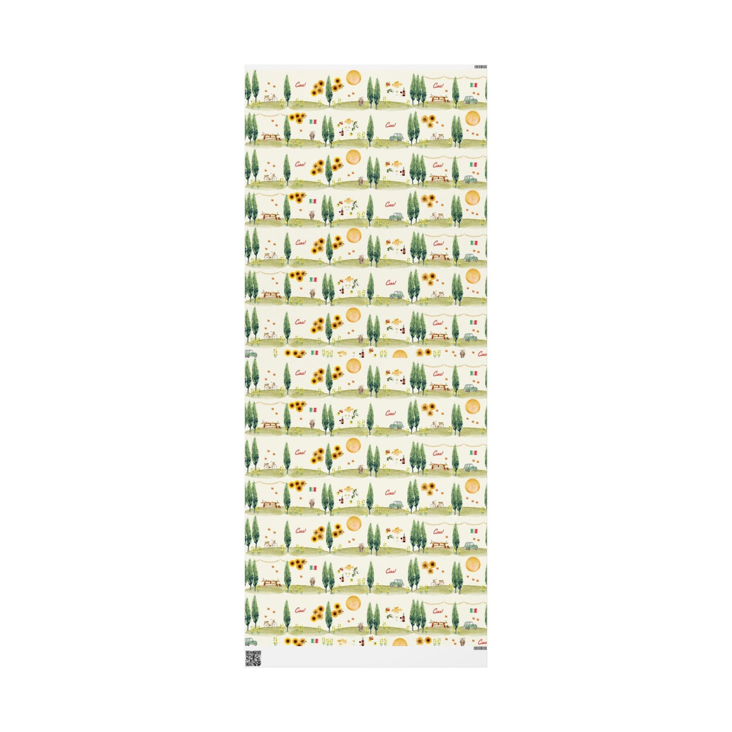 Tuscan Italy Summer Wrapping Paper Gift Wrap