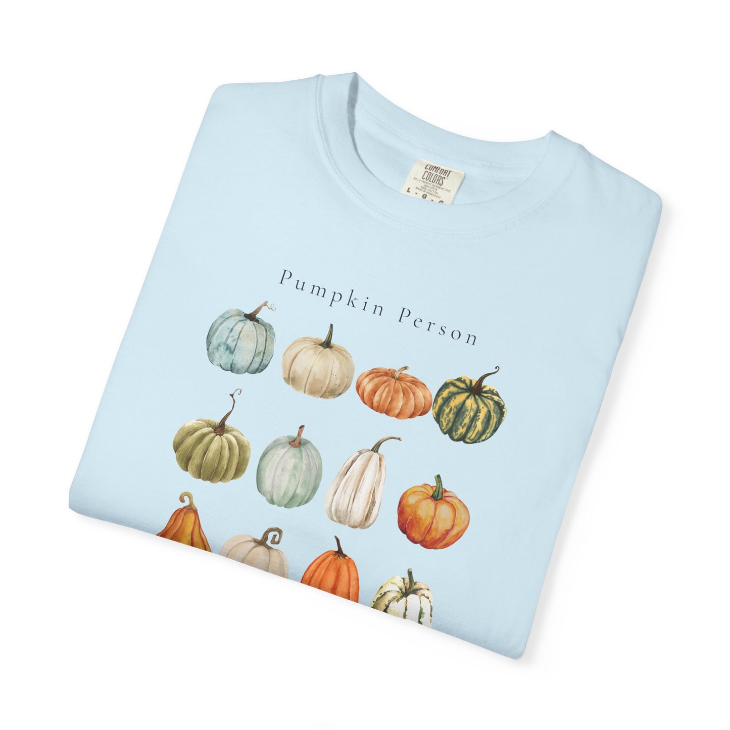 Pumpkin Person-Fall & Autumn-Inspired Pumpkin-Vibes Theme Fall T-Shirt, Graphic Tee
