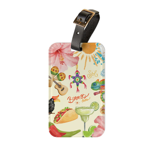 Mexico Travel Luggage Tag - Perfect for Vacation, Mexican Travel, Group Trips, Mexico Loverss