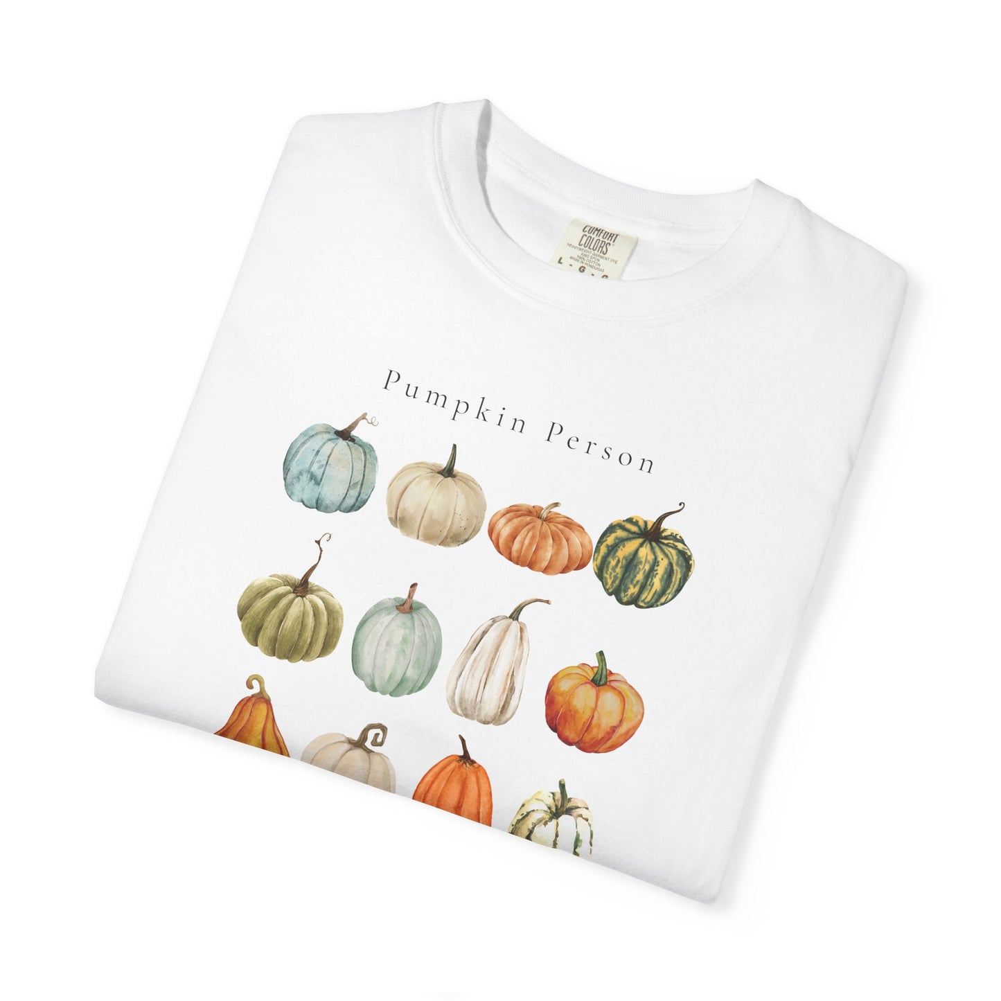 Pumpkin Person-Fall & Autumn-Inspired Pumpkin-Vibes Theme Fall T-Shirt, Graphic Tee
