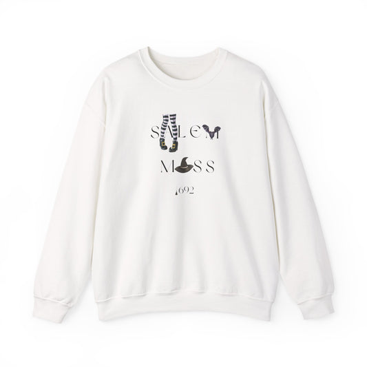 Salem Mass 1692- Witch and Halloween-Inspired Graphic Crewneck Sweatshirt
