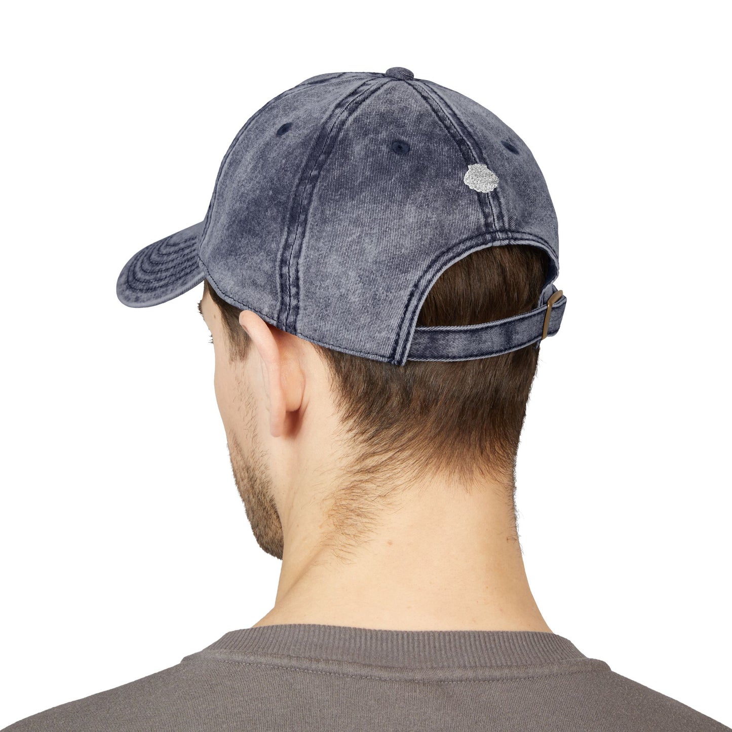 Buen Camino Embroidery Vintage Cap With Arrow Shell Design