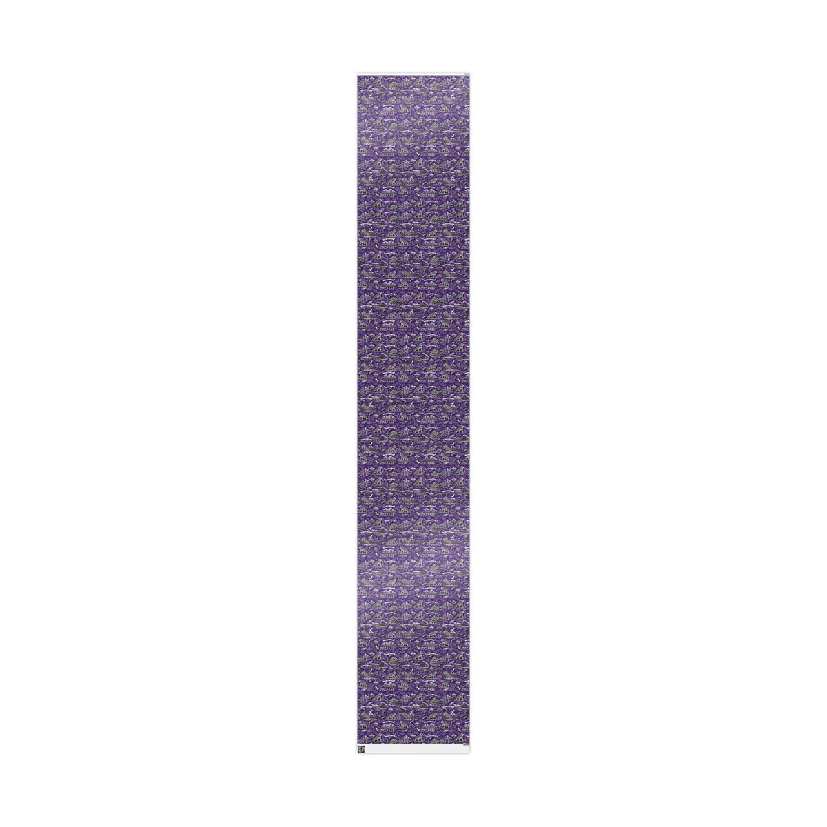 Fort Worth, Texas Football Toile Wrapping Paper: Purple and White Gift Wrap