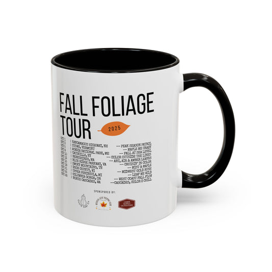 Chasing Fall Color Coast To Coast- Concert Style| 11oz & 15oz | Perfect for Autumn Decor, Gift for Coffee and Fall Color Lovers