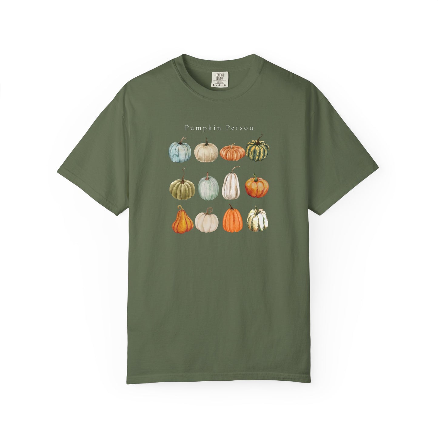 Pumpkin Person-Fall & Autumn-Inspired Pumpkin-Vibes Theme Fall T-Shirt, Graphic Tee
