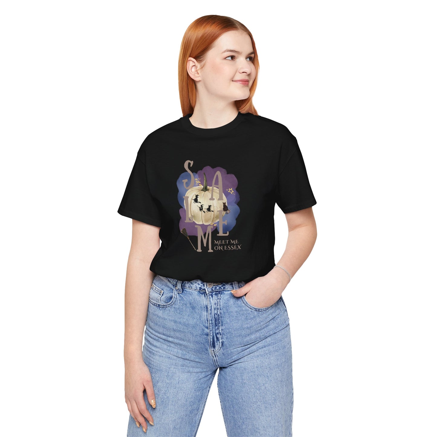 Salem Mass Witch Inspired Tee for Travel, Halloween, Autumn