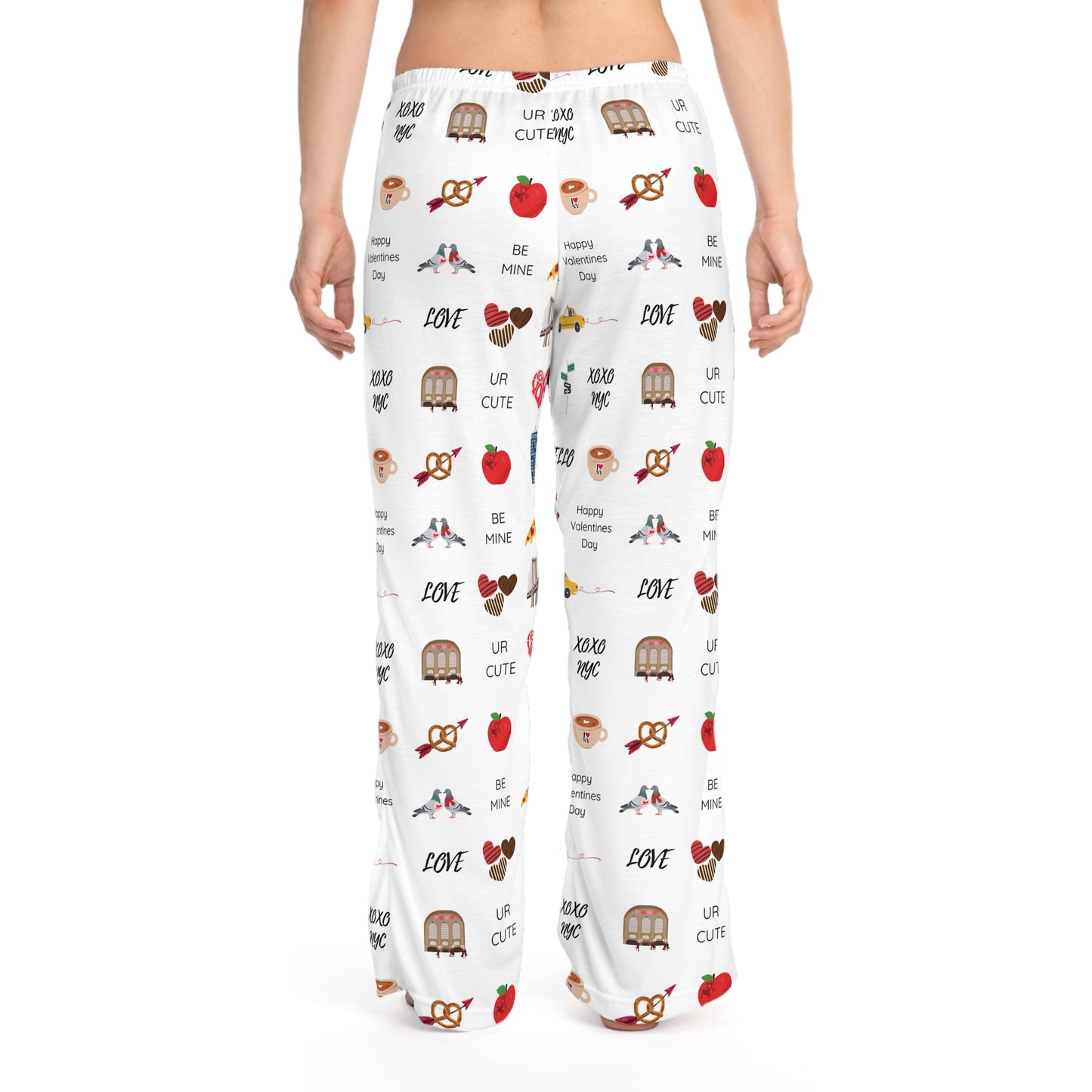 Women's New York City Valentines Day Inspired Pajama Pants