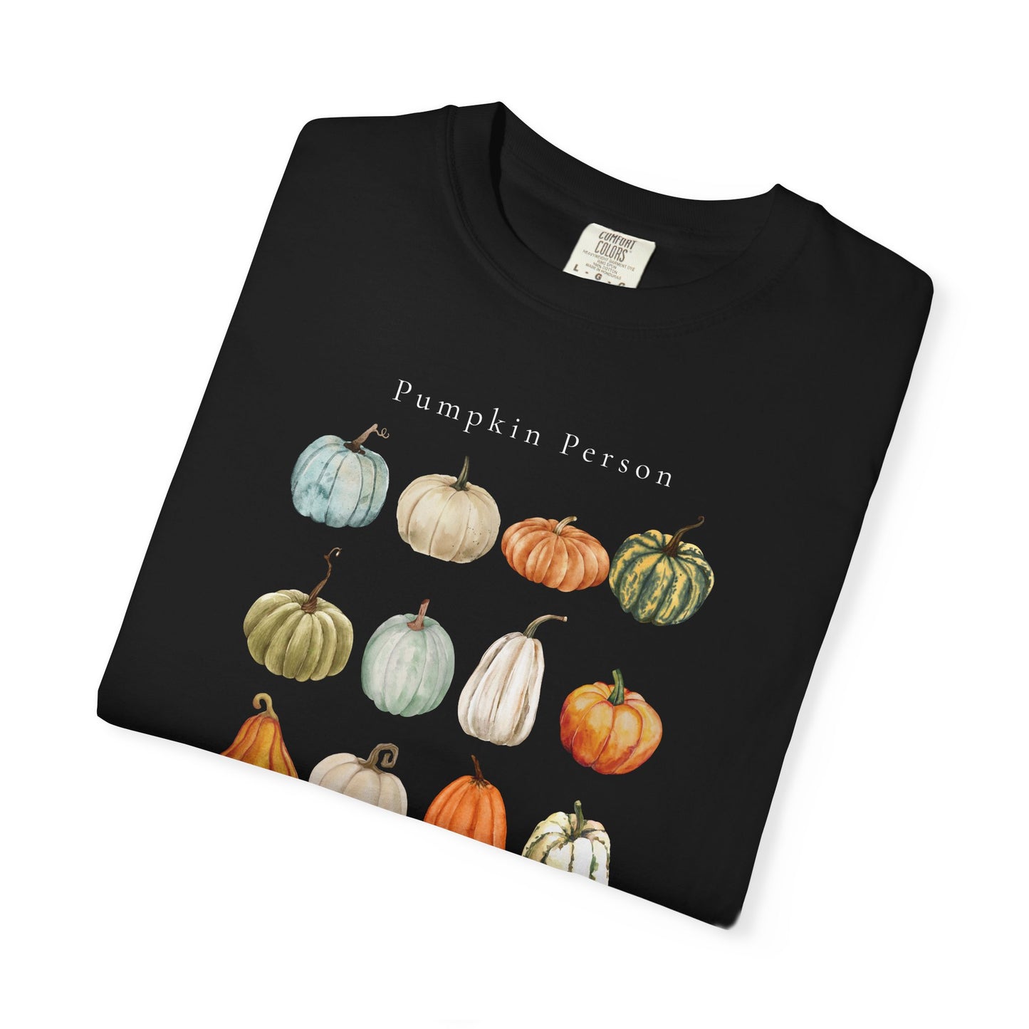 Pumpkin Person-Fall & Autumn-Inspired Pumpkin-Vibes Theme Fall T-Shirt, Graphic Tee