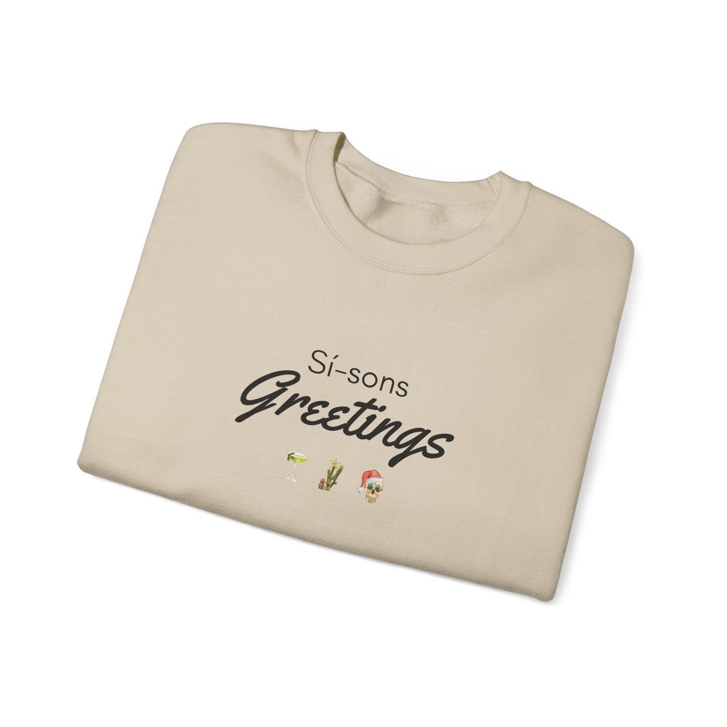 Sí-sons Greetings-Mexico Inspired Holiday Sweatshirt