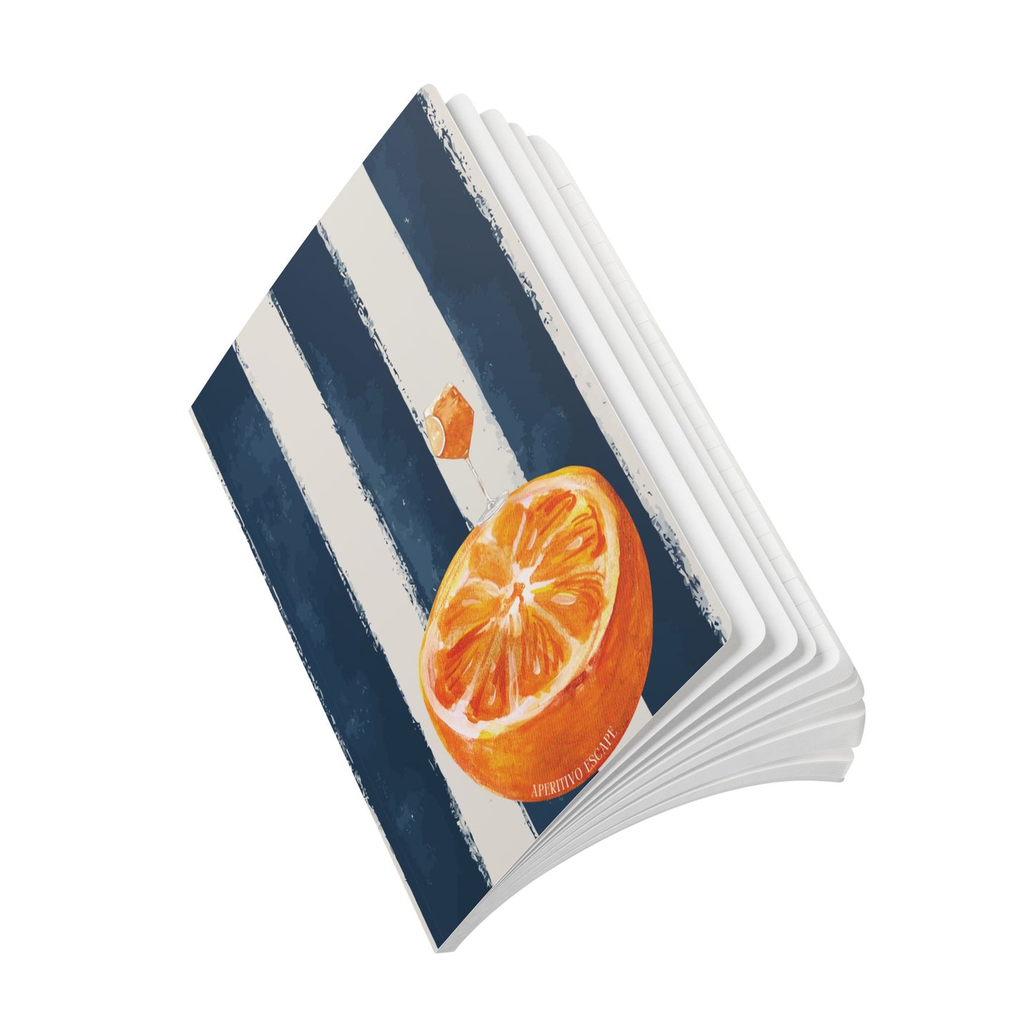 Aperitivo Escape Travel Notebook | Mediterranean Summer Journal | Vacation Soft Cover Notebook | Travel Gift
