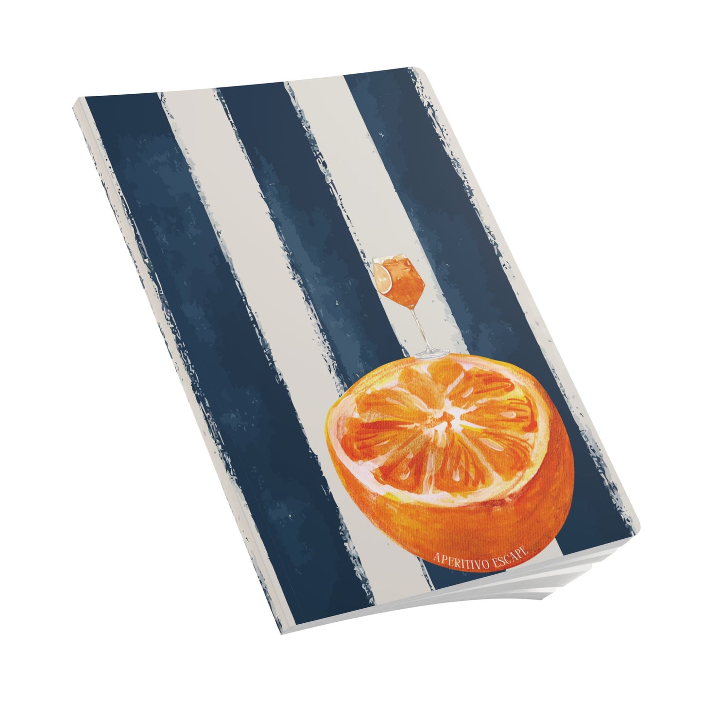Aperitivo Escape Travel Notebook | Mediterranean Summer Journal | Vacation Soft Cover Notebook | Travel Gift