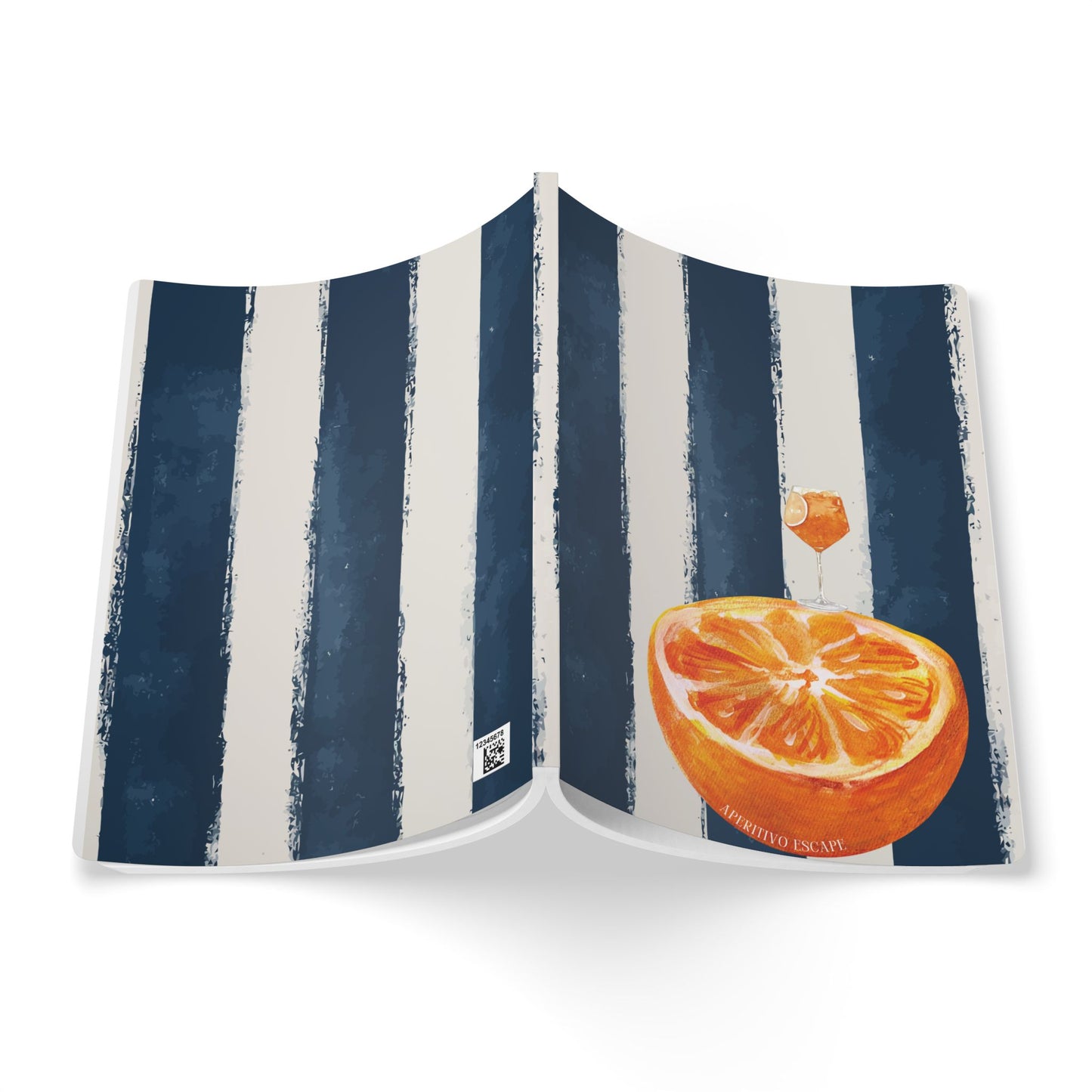 Aperitivo Escape Travel Notebook | Mediterranean Summer Journal | Vacation Soft Cover Notebook | Travel Gift