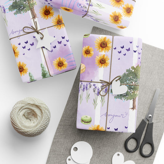 Provence Summer South of France Wrapping Paper Gift Wrap