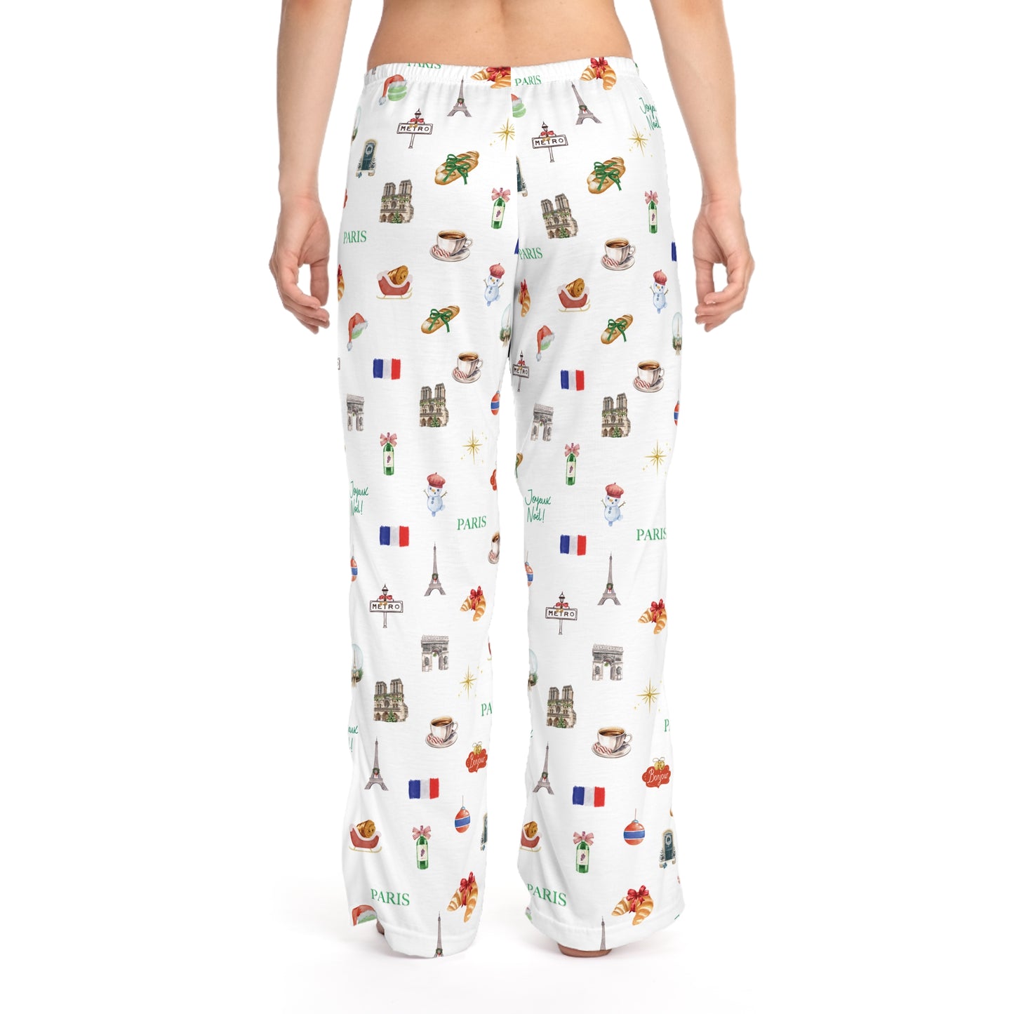 Paris Inspired Holiday Pajama Pants