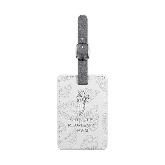 Season 1 White Lotus Hawaii Luggage Tag, Travel Accessory for White Lotus Fans, Unique Travel Gift, Vacation Baggage Tag