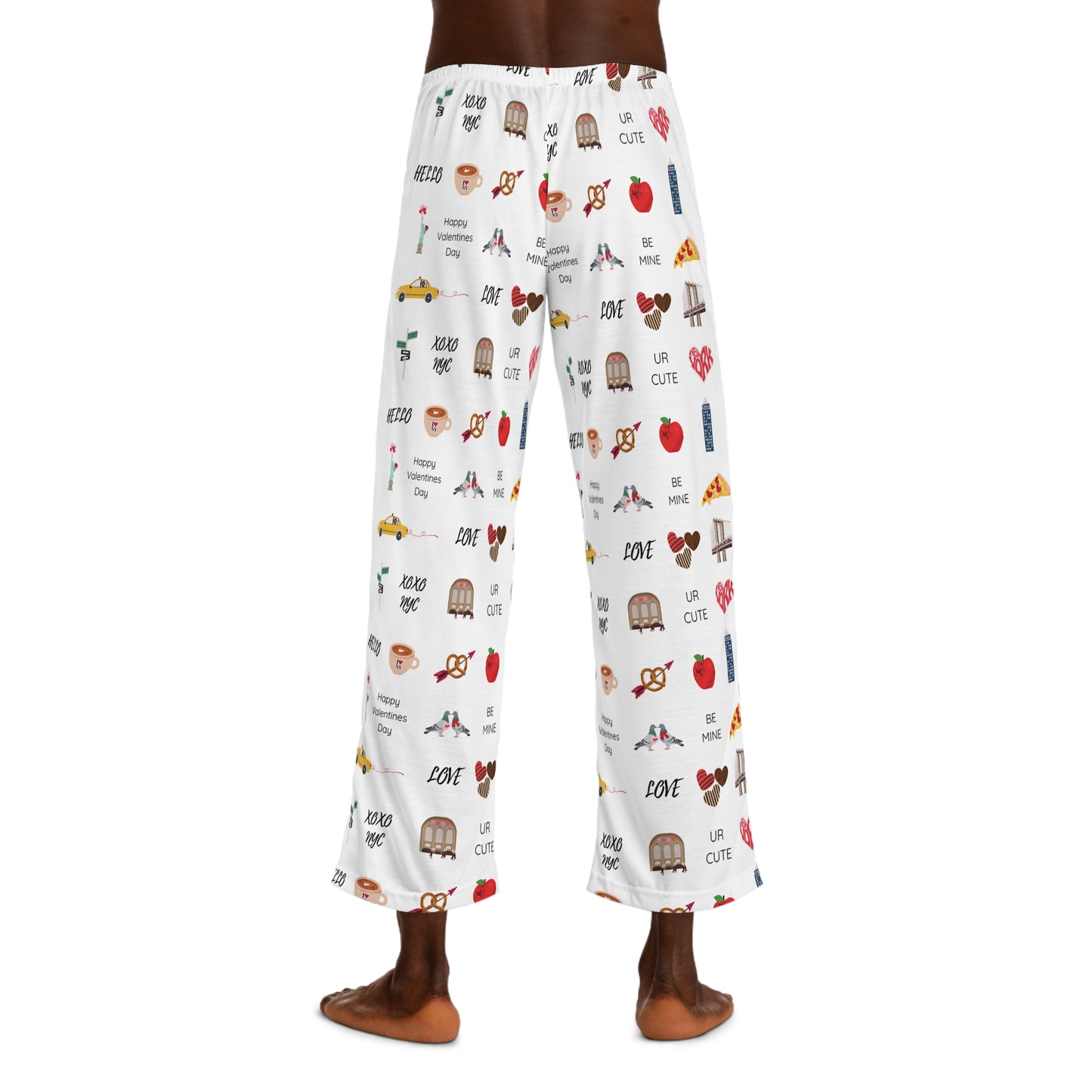 Men's New York City Valentines Day Inspired Pajama Pants
