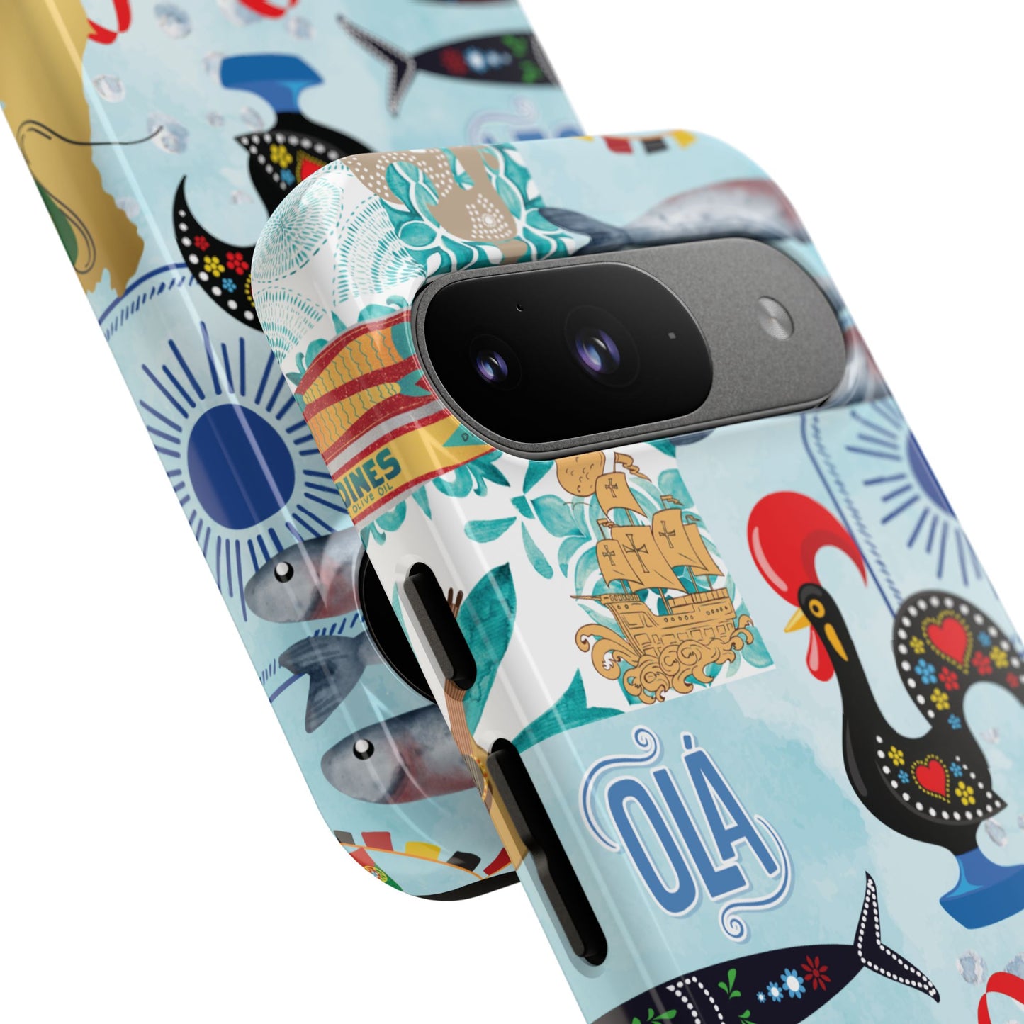Portugal-Inspired Phone Case, Portugese Vibes, Travel Scene, Colorful Tough Case Phone Cover