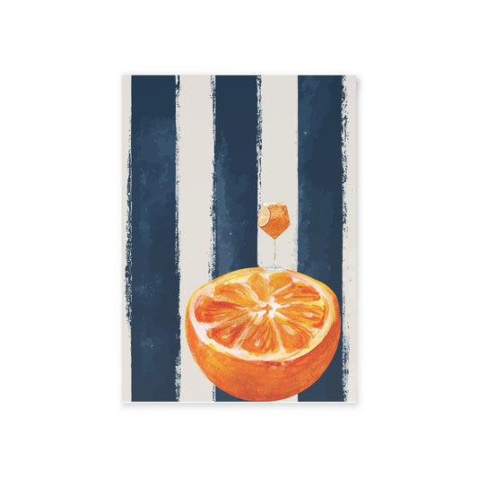 Apertivo Escape Euro Summer Drinks Notecard - Aperol Spritz