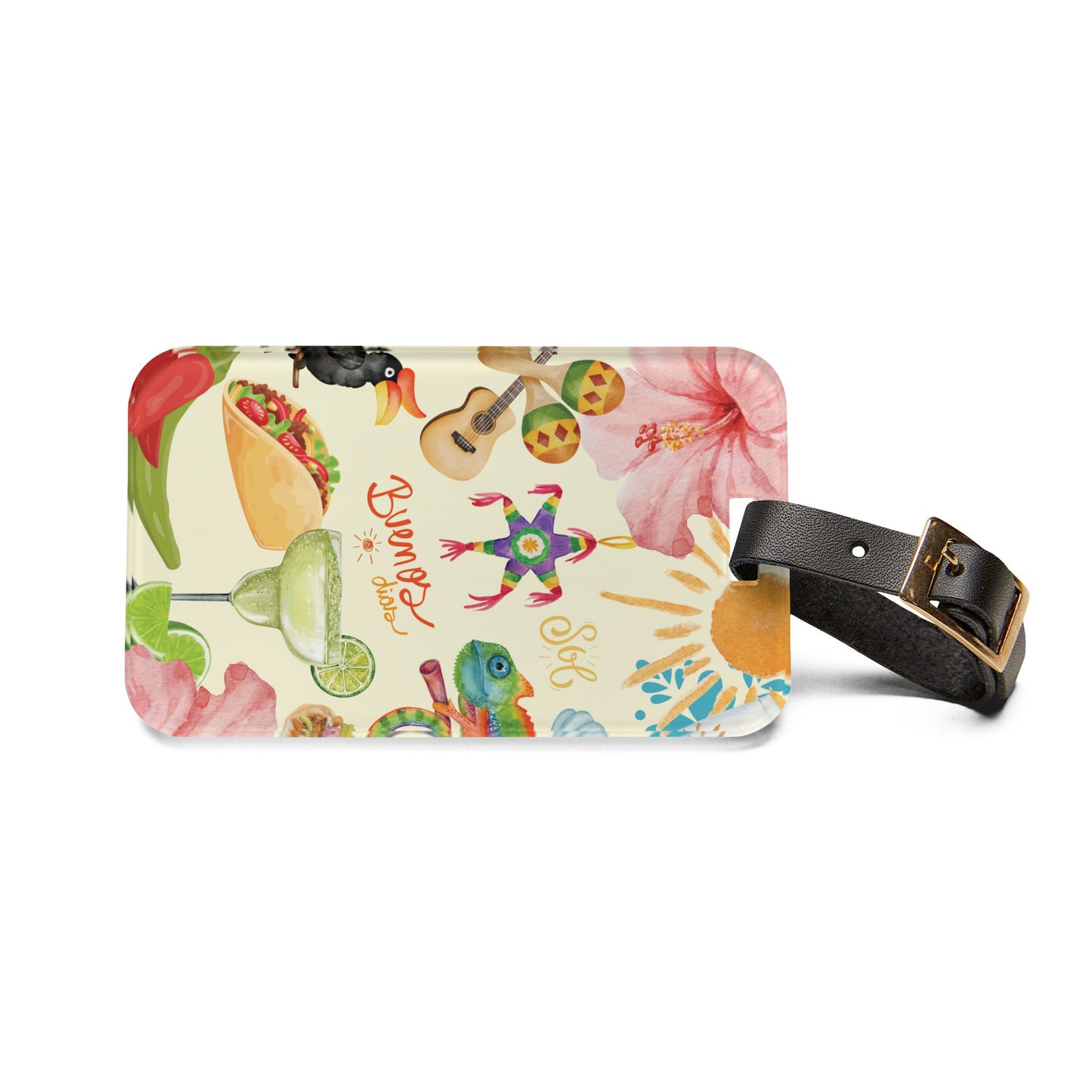 Mexico Travel Luggage Tag - Perfect for Vacation, Mexican Travel, Group Trips, Mexico Loverss