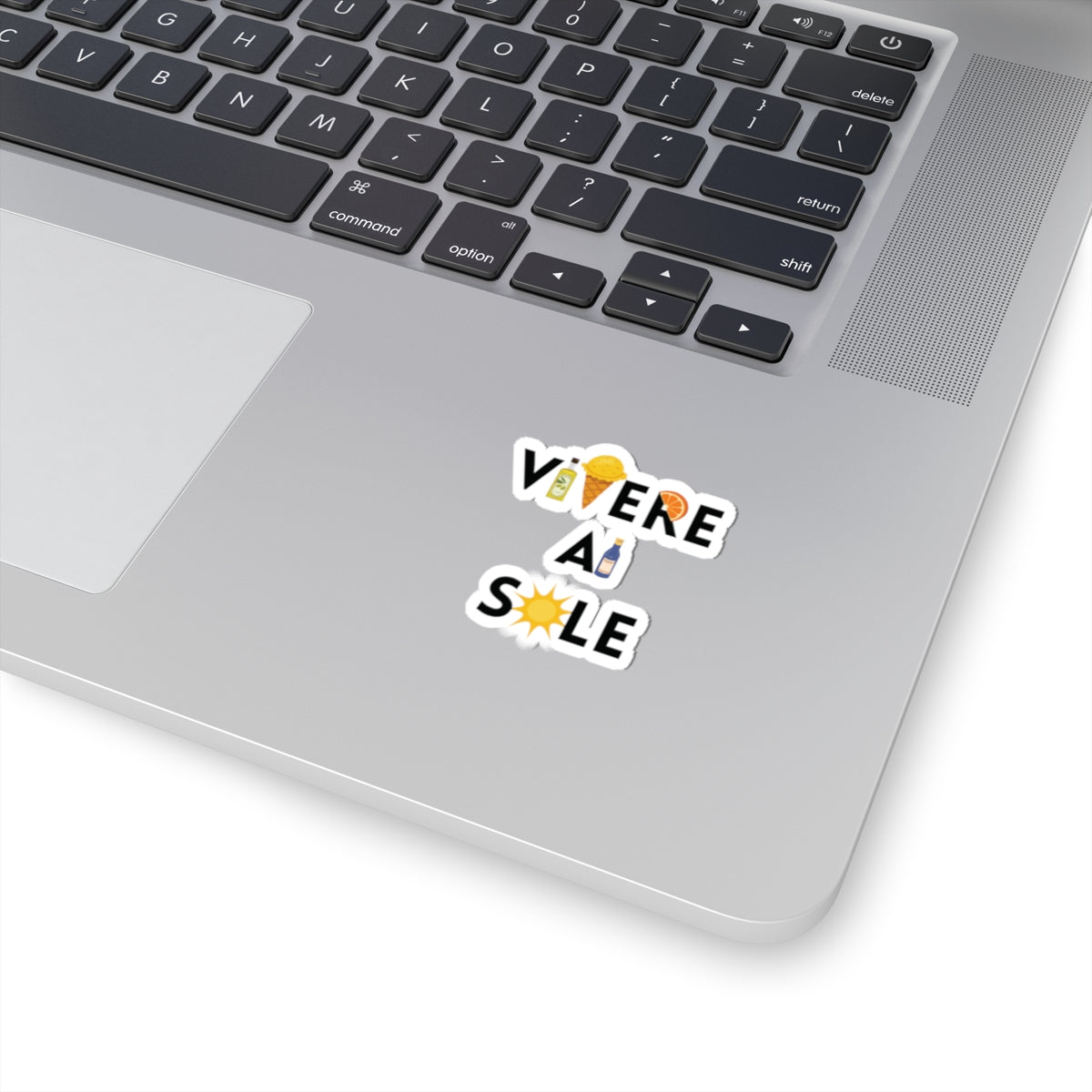 Vivere Al Sole  - To Live in the Sun- Kiss Cut Stickers- Whimsical Italian Theme Travel, Planner Laptop Accessories, Gift for Travelers