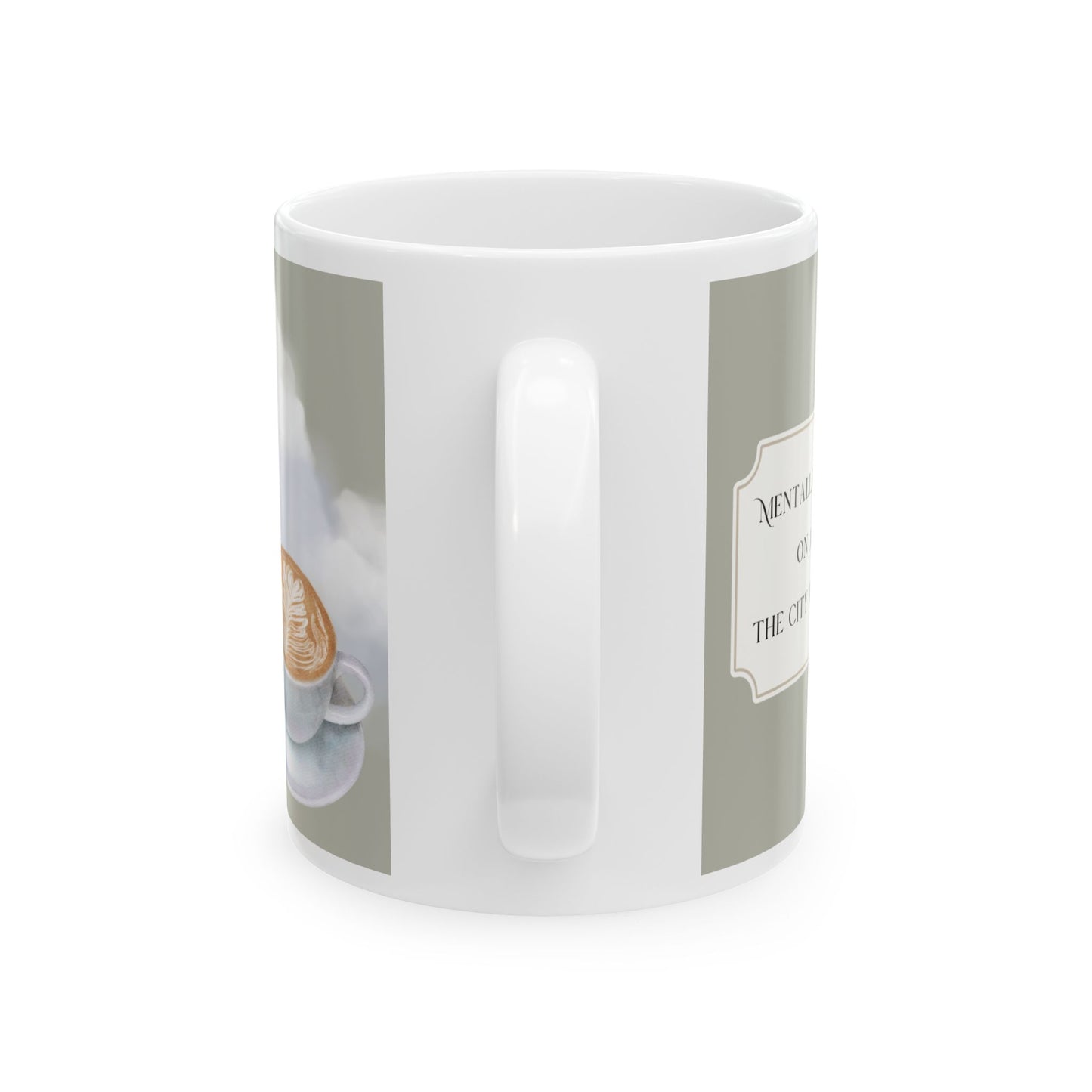 Mentally Sipping Cafe Au Lait On A Paris Balcony- Travel Vignette Coffee Mug