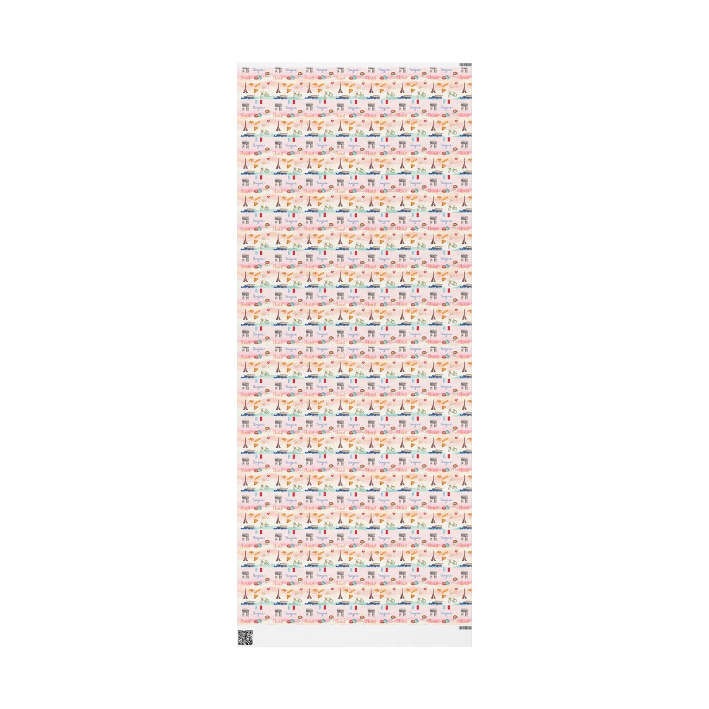 Paris France Wrapping Paper Gift Wrap