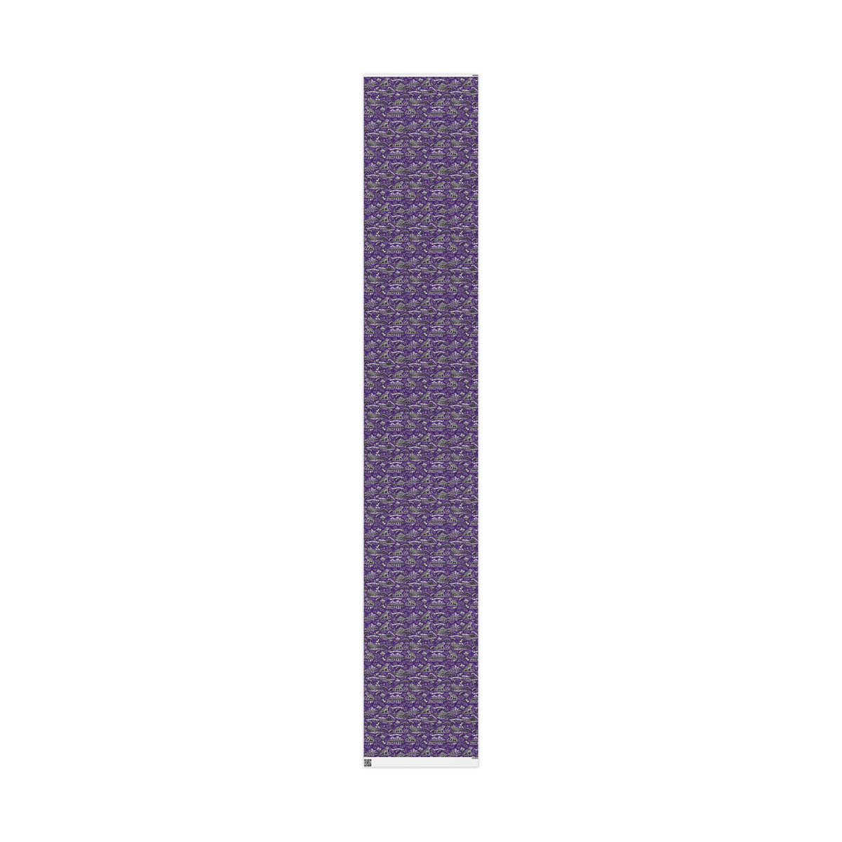 Fort Worth, Texas Football Toile Wrapping Paper: Purple and White Gift Wrap